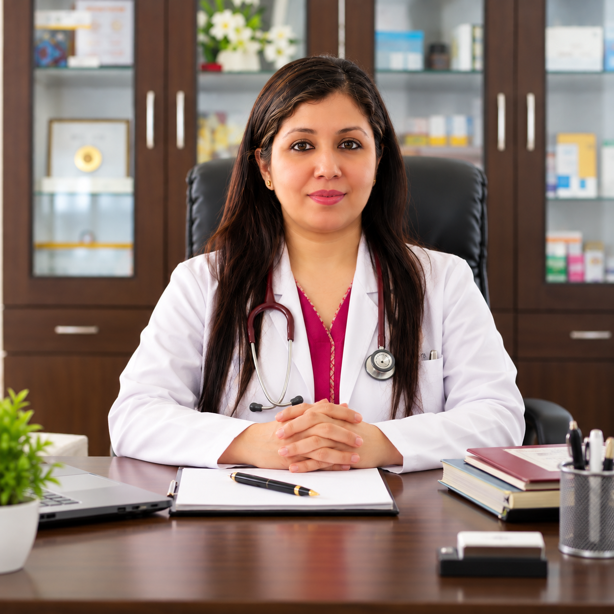 Dr. Ishita Ganguly, photographed on her existing website